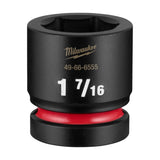 Milwaukee 49-66-6555 Shockwave Impact Duty 1" Drive 1-7/16" Standard 6 Point Socket