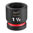 Milwaukee 49-66-6556 SHOCKWAVE Impact Duty 1" Drive 1-1/2" Standard 6 Point Impact Socket
