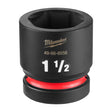 Milwaukee 49-66-6556 SHOCKWAVE Impact Duty 1" Drive 1-1/2" Standard 6 Point Impact Socket