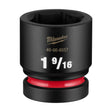 Milwaukee 49-66-6557 Shockwave 1" Drive 1-9/16" Standard 6 Point Impact Socket
