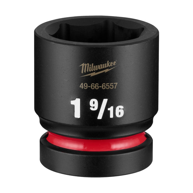Milwaukee 49-66-6557 Shockwave 1" Drive 1-9/16" Standard 6 Point Impact Socket