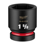 Milwaukee 49-66-6558 Shockwave 1" Drive 1-5/8" Standard 6 Point Impact Socket