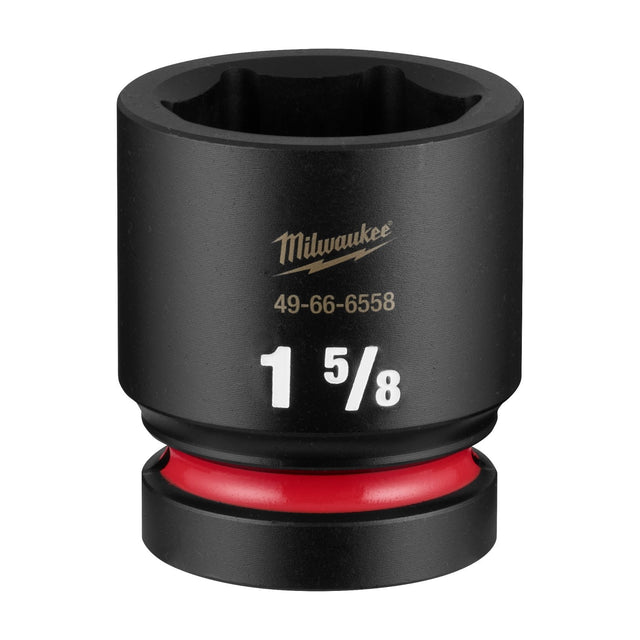 Milwaukee 49-66-6558 Shockwave 1" Drive 1-5/8" Standard 6 Point Impact Socket