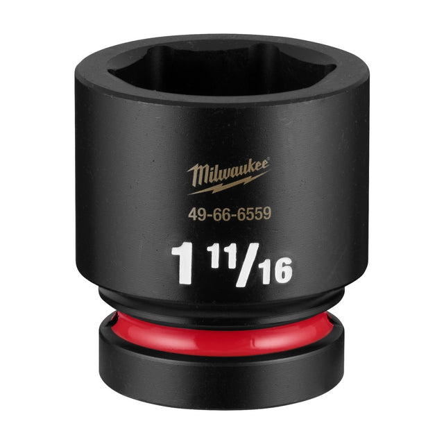Milwaukee 49-66-6559 1" Drive 1-11/16" Standard 6 Point Impact Socket