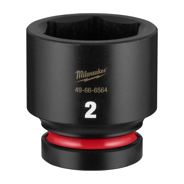 Milwaukee 49-66-6564 Shockwave 1" Drive 2" Standard 6 Point Impact Socket