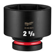 Milwaukee 49-66-6571 Shockwave 1" Drive 2-5/8" Standard 6 Point Impact Duty Socket