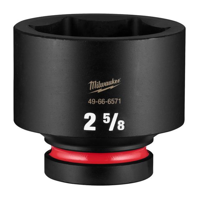Milwaukee 49-66-6571 Shockwave 1" Drive 2-5/8" Standard 6 Point Impact Duty Socket