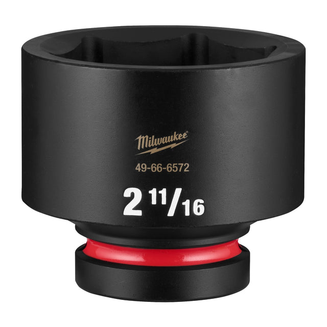 Milwaukee 49-66-6572 Shockwave 1" Drive 2-11/16" Standard 6 Point Socket for Impact Wrenches