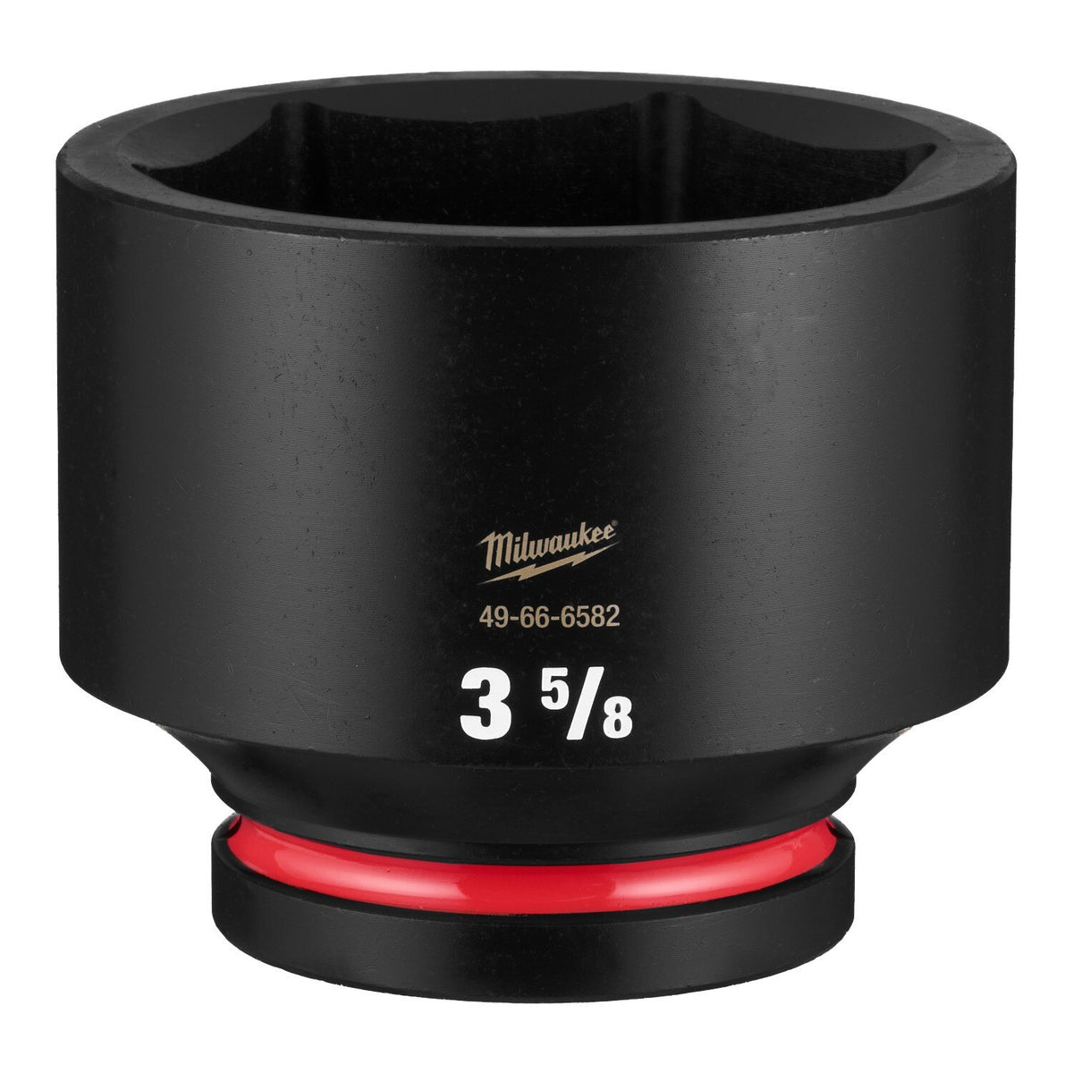 Milwaukee 49-66-6582 Shockwave 1" Drive 3-5/8" Standard 6 Point Impact Socket