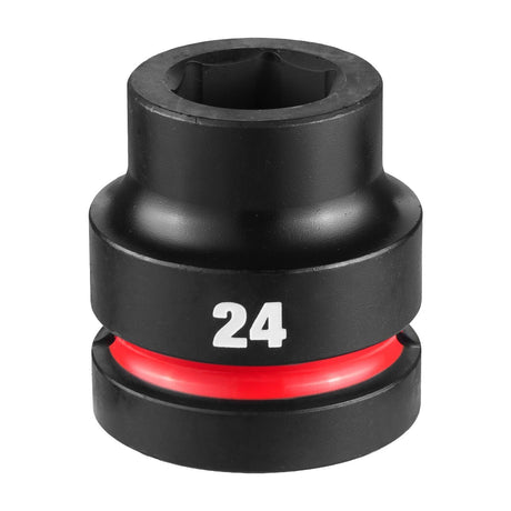 Milwaukee 49-66-6590 Shockwave Impact Duty 1" Drive 24 mm Standard 6 Point Impact Socket