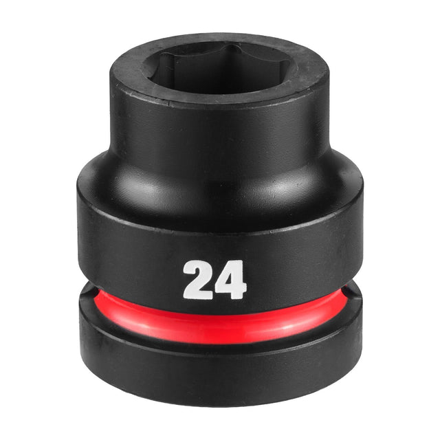 Milwaukee 49-66-6590 Shockwave Impact Duty 1" Drive 24 mm Standard 6 Point Impact Socket