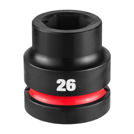 Milwaukee 49-66-6591 1" Drive 26 mm Standard 6 Point SHOCKWAVE Impact Duty Socket