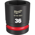 Milwaukee 49-66-6601 SHOCKWAVE Impact Duty™  1"Drive 36MM Standard 6 Point Socket