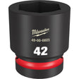 Milwaukee 49-66-6605 SHOCKWAVE Impact Duty™  1"Drive 42MM Standard 6 Point Socket