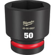 Milwaukee 49-66-6607 SHOCKWAVE Impact Duty™  1"Drive 50MM Standard 6 Point Socket