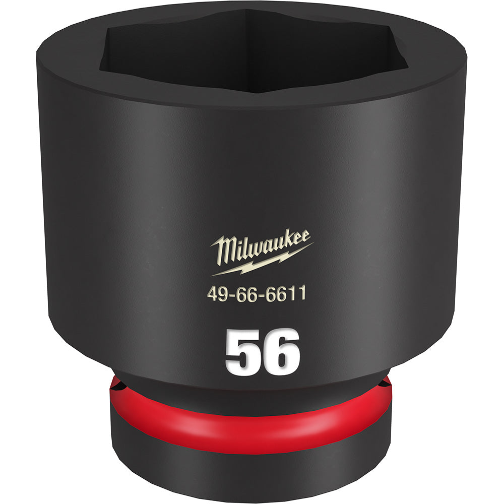 Milwaukee 49-66-6611 SHOCKWAVE Impact Duty™  1"Drive 56MM Standard 6 Point Socket