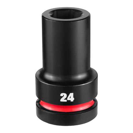 Milwaukee 49-66-6619 Shockwave Impact Duty 1" Drive 24mm Deep 6 Point Impact Socket