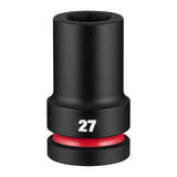 Milwaukee 49-66-6621 1" Drive 27 mm Deep 6 Point Impact Duty Socket