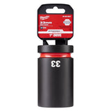 Milwaukee 49-66-6627 SHOCKWAVE Impact Duty 1" Drive 33mm Deep 6 Point Socket - 3