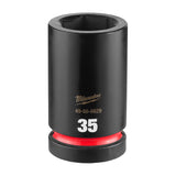 Milwaukee 49-66-6629 SHOCKWAVE Impact Duty 1" Drive 35 mm Deep 6 Point Impact Socket