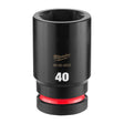 Milwaukee 49-66-6632 SHOCKWAVE 1" Drive 40 mm Deep 6 Point Impact Socket