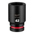 Milwaukee 49-66-6634 Shockwave 1" Drive 42 mm Deep 6 Point Impact Duty Socket