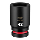 Milwaukee 49-66-6634 Shockwave 1" Drive 42 mm Deep 6 Point Impact Duty Socket