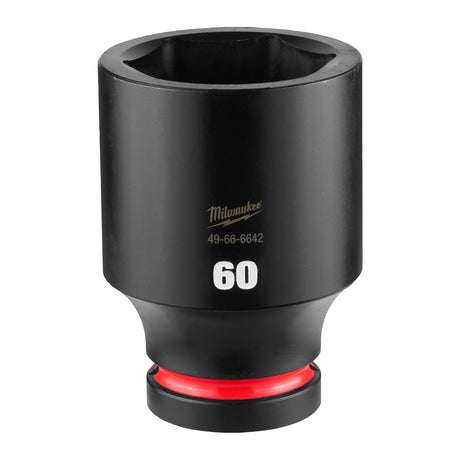 Milwaukee 49-66-6642 SHOCKWAVE Impact Duty 1" Drive 60 mm Deep 6 Point Impact Socket