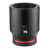 Milwaukee 49-66-6646 SHOCKWAVE Impact Duty 1" Drive 75mm Deep 6 Point Impact Socket