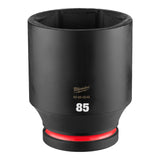 Milwaukee 49-66-6648 SHOCKWAVE Impact Duty 1" Drive 85 mm Deep 6 Point Impact Socket