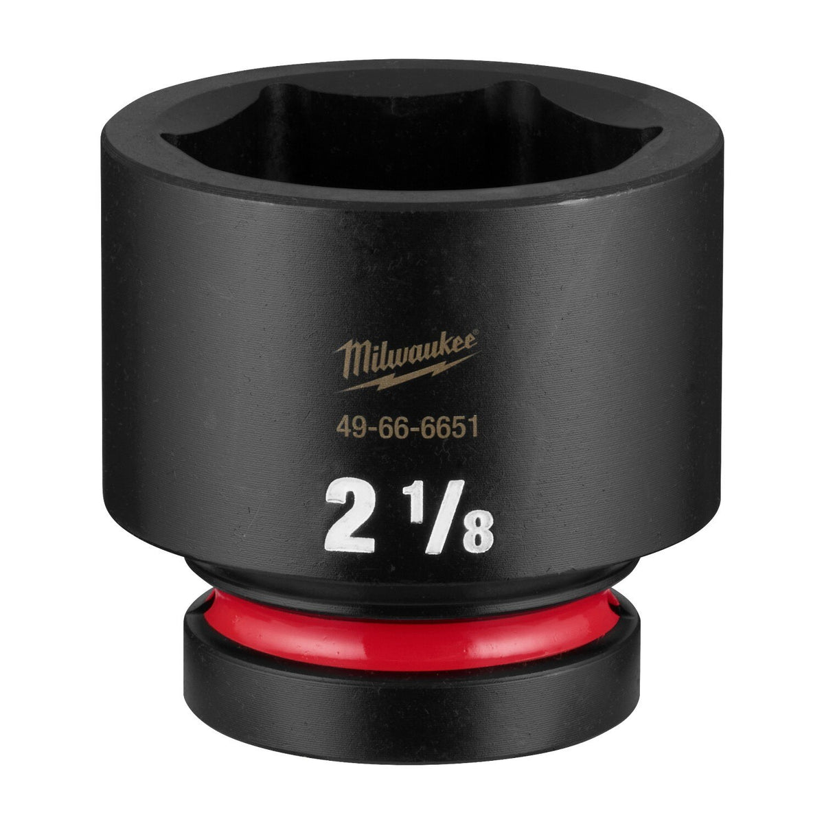 Milwaukee 49-66-6651 1" Drive 2-1/8" Standard 6 Point Impact Socket