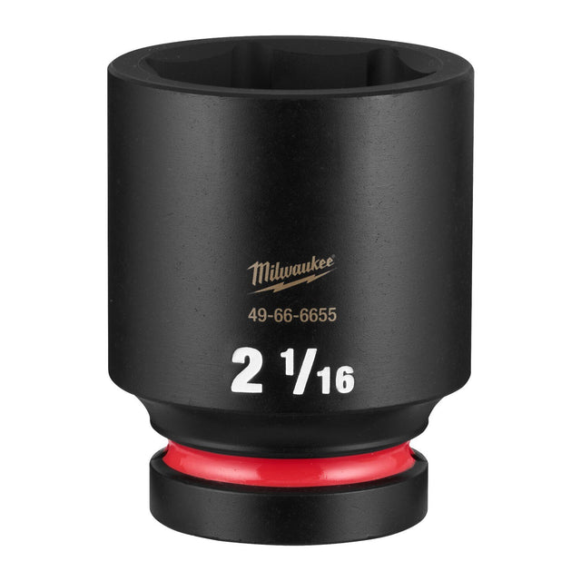 Milwaukee 49-66-6655 1" Drive 2-1/16" Deep 6-Point Impact Socket