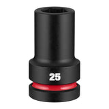 Milwaukee 49-66-6664 Shockwave 1" Drive 25 mm Deep 6 Point Impact Duty Socket