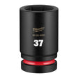 Milwaukee 49-66-6665 Shockwave 1" Drive 37mm Deep 6 Point Impact Socket