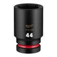 Milwaukee 49-66-6668 1" Drive 44 mm Deep 6-Point Impact Socket for High-Torque Applications