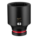 Milwaukee 49-66-6670 Shockwave Impact Duty 1" Drive 63 mm Deep 6 Point Socket