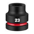 Milwaukee 49-66-6678 Shockwave 1" Drive 23 mm Standard 6-Point Impact Duty Socket