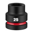 Milwaukee 49-66-6679 Shockwave Impact Duty 1" Drive 25mm Standard 6 Point Socket