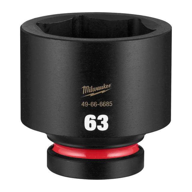 Milwaukee 49-66-6685 Shockwave 1" Drive 63 mm Standard 6 Point Impact Socket