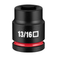 Milwaukee 49-66-6695 3/4" Drive 13/16" Standard 4-Point Square Impact Socket