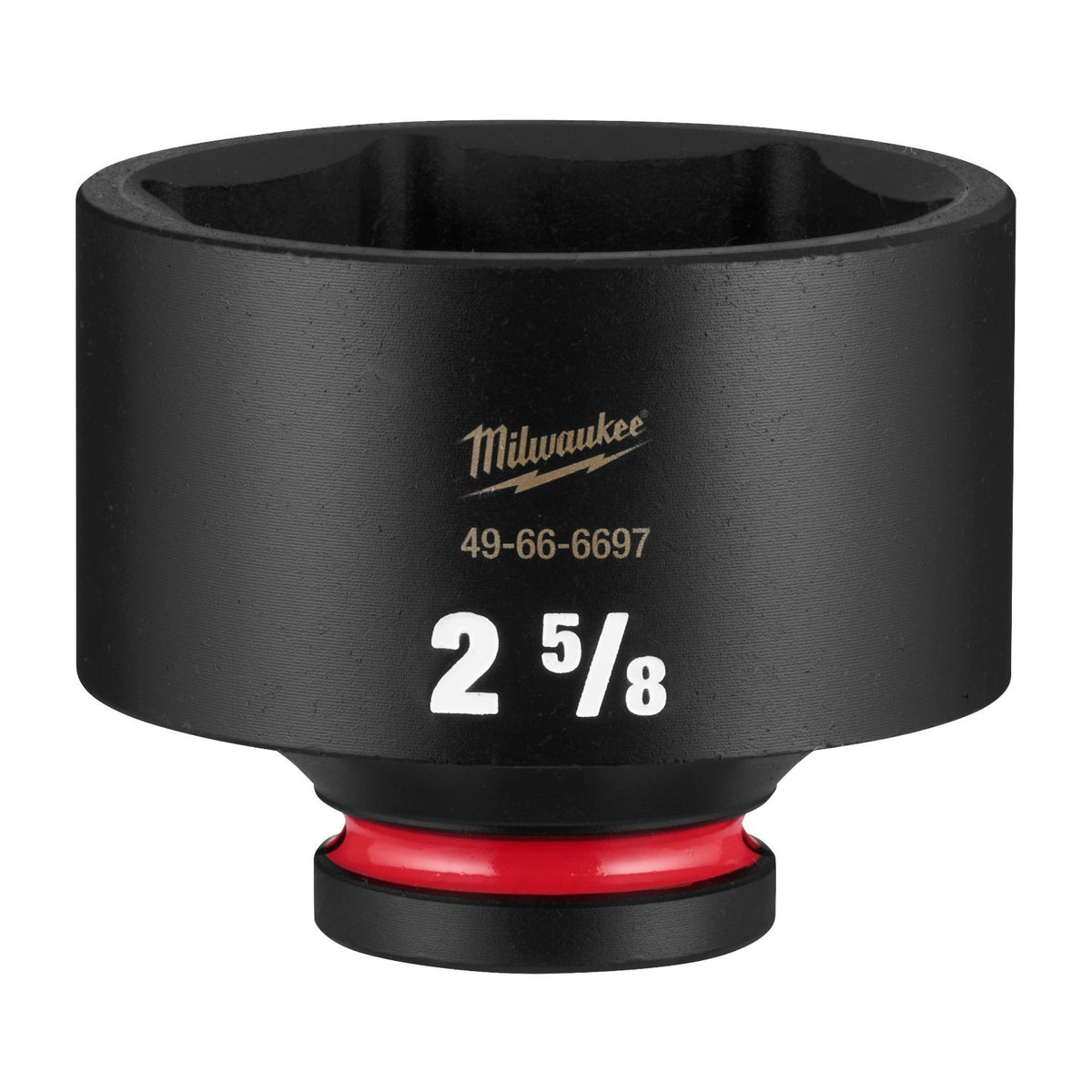 Milwaukee 49-66-6697 Shockwave 3/4" Drive 2-5/8" Standard 6 Point Impact Socket