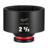 Milwaukee 49-66-6697 Shockwave 3/4" Drive 2-5/8" Standard 6 Point Impact Socket
