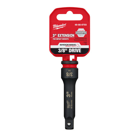 Milwaukee 49-66-6703 SHOCKWAVE Impact Duty™  3/8" Drive 3" Extension