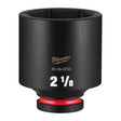 Milwaukee 49-66-6755 Shockwave 3/4" Drive 2-1/8" Deep 6-Point Impact Socket