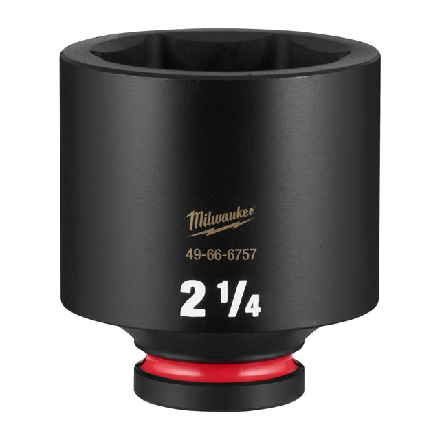 Milwaukee 49-66-6757 Shockwave 3/4" Drive 2-1/4" Deep 6 Point Impact Duty Socket