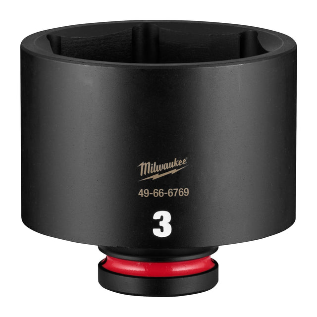 Milwaukee 49-66-6769 Shockwave 3/4" Drive 3" Deep 6 Point Impact Duty Socket