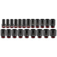 Milwaukee 49-66-6770 3/4" Drive SAE Deep 6-Point Impact Socket Set with Packout Case (21 Piece)