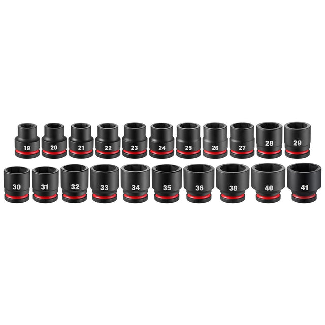 Milwaukee 49-66-6773 3/4" Drive Metric Impact Socket Set with Packout (21 Piece)