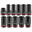 Milwaukee 49-66-6774 3/4" Drive SAE and Metric Wheel Socket Set with Packout (11 Piece)