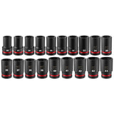 Milwaukee 49-66-6777 Shockwave 1" Drive Metric Deep Impact Socket Set with Packout (19 Piece)